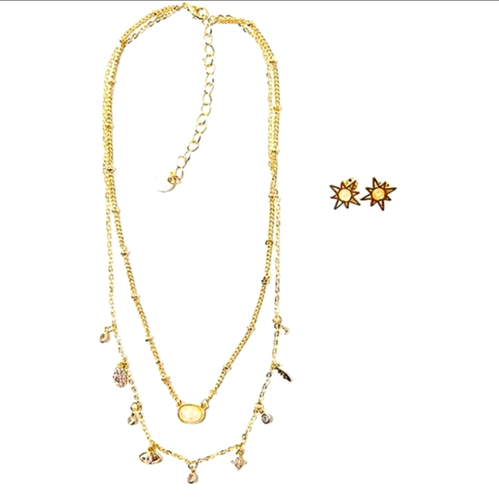 Hpx2 Jules Smith NecklaceEarring Set 45$